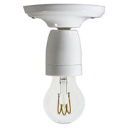 Fermaluce Color, il punto luce colorato in porcellana da parete o soffitto - Bianco