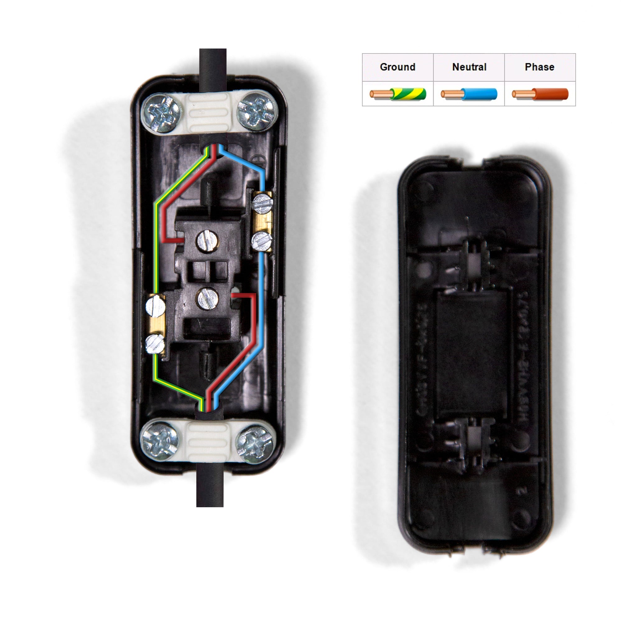 Interruttore Rompifilo Unipolare a bilancere - Nero