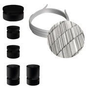 Sistema Filé Wiggle Kit - con cavo ECC37 di 3 m per catenaria e 5 componenti in legno verniciato nero per interni