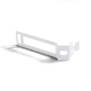 Clip fascetta passacavo in metallo per cordone 30 mm diametro - Bianco