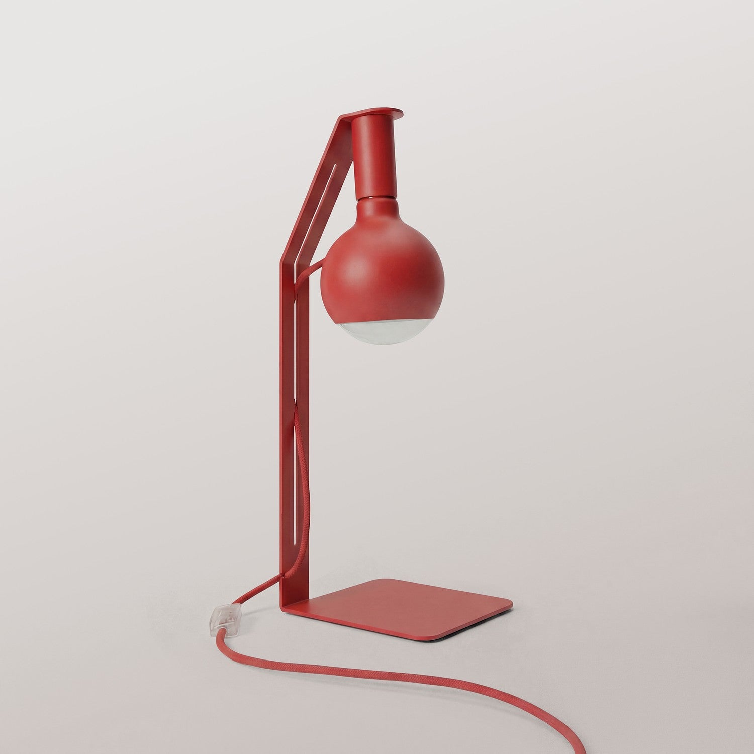 Koso Lucia - Lampada da tavolo con spina UK - Rosso