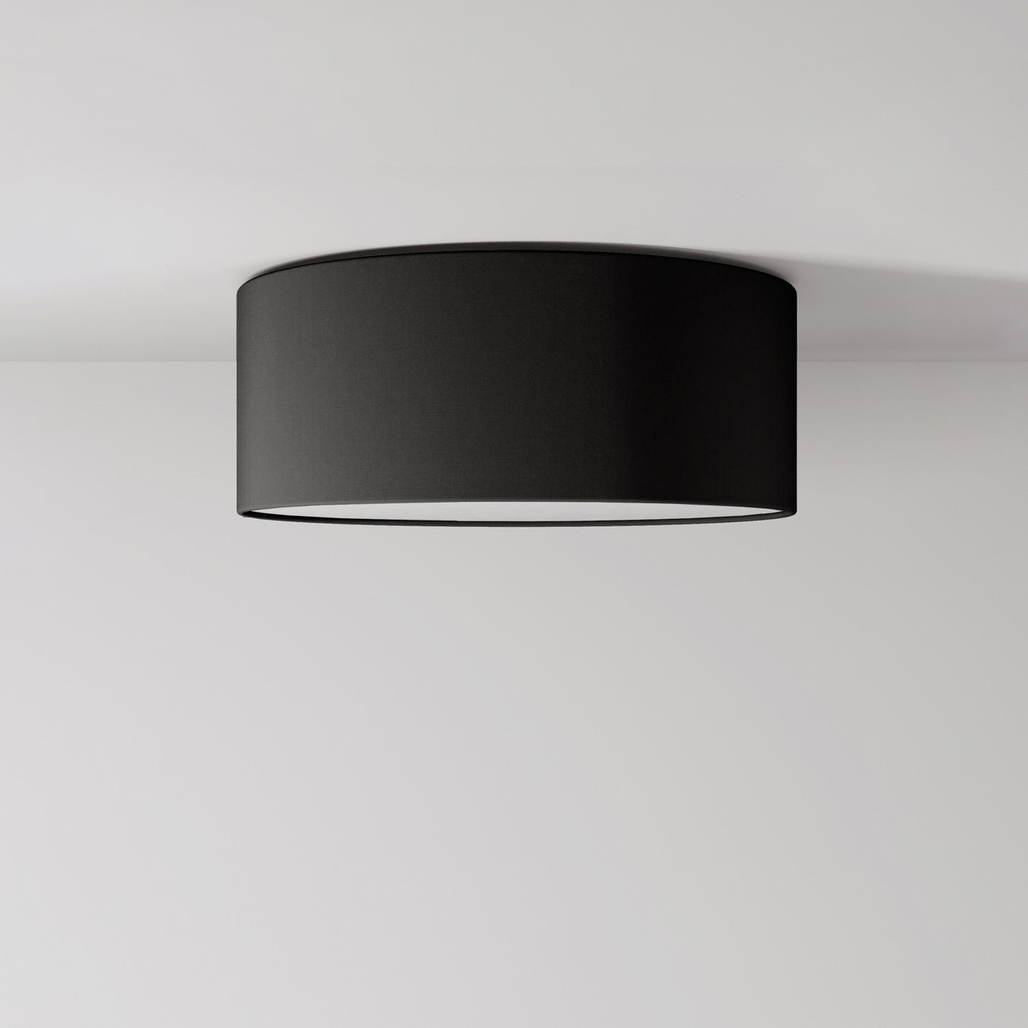 Plafoniera in tessuto Small Teletta antracite - Made in Italy