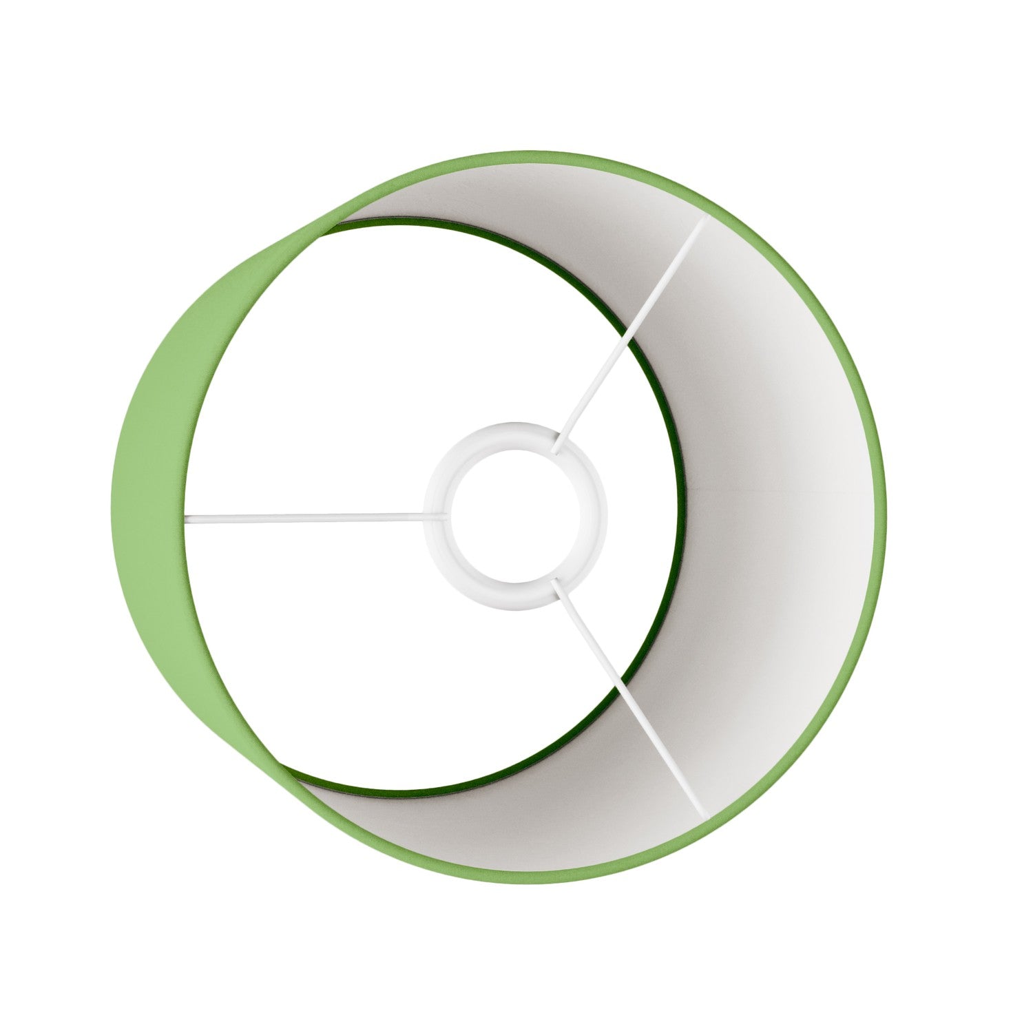 Paralume Cilindro M in tessuto con attacco E27 - Made in Italy - Cinette Verde Pistacchio