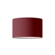 Paralume Cilindro L in tessuto con attacco E27 - Made in Italy - Arenal Bordeaux
