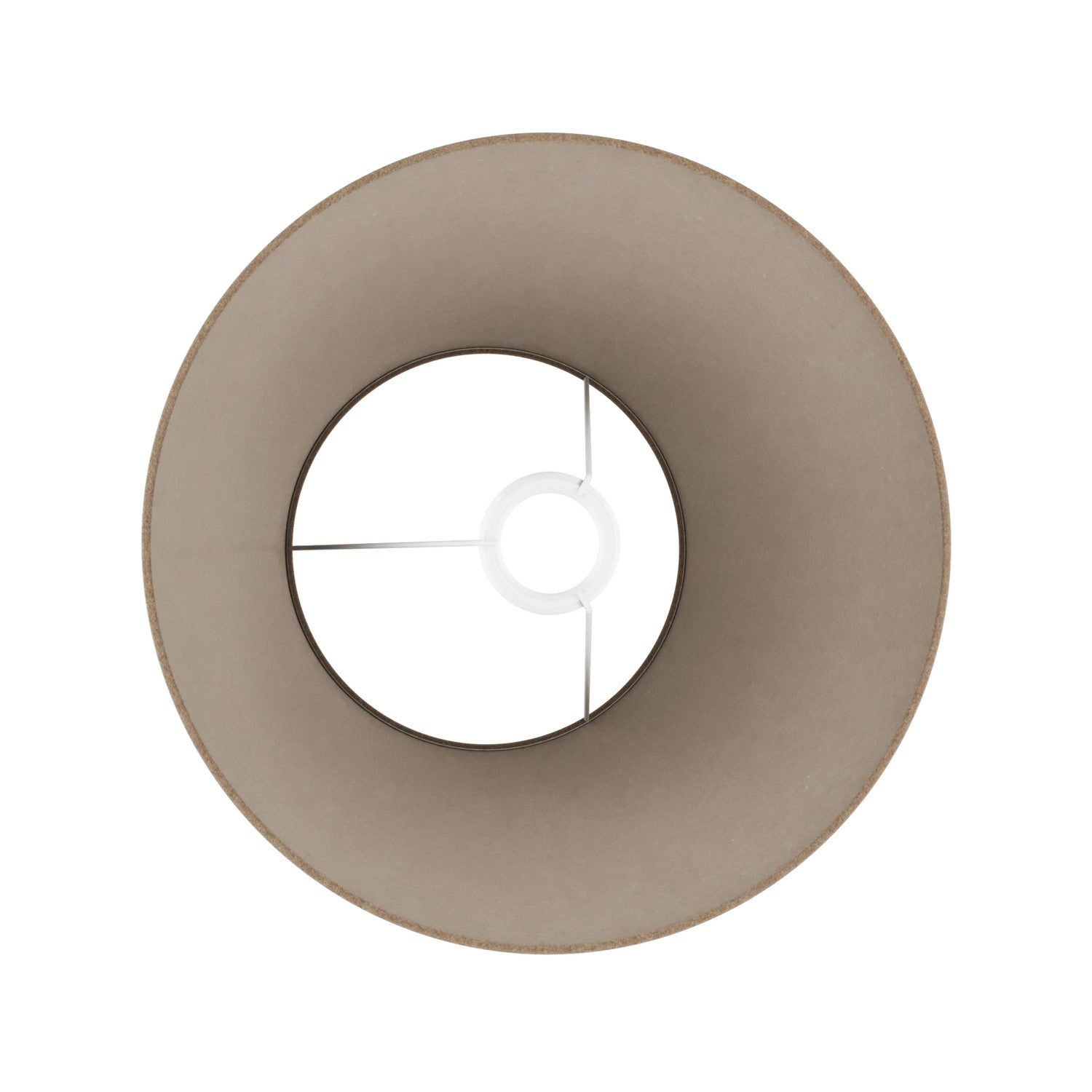 Paralume Impero M in tessuto per lampada da terra con attacco E27 - Made in Italy - Lana Marrone