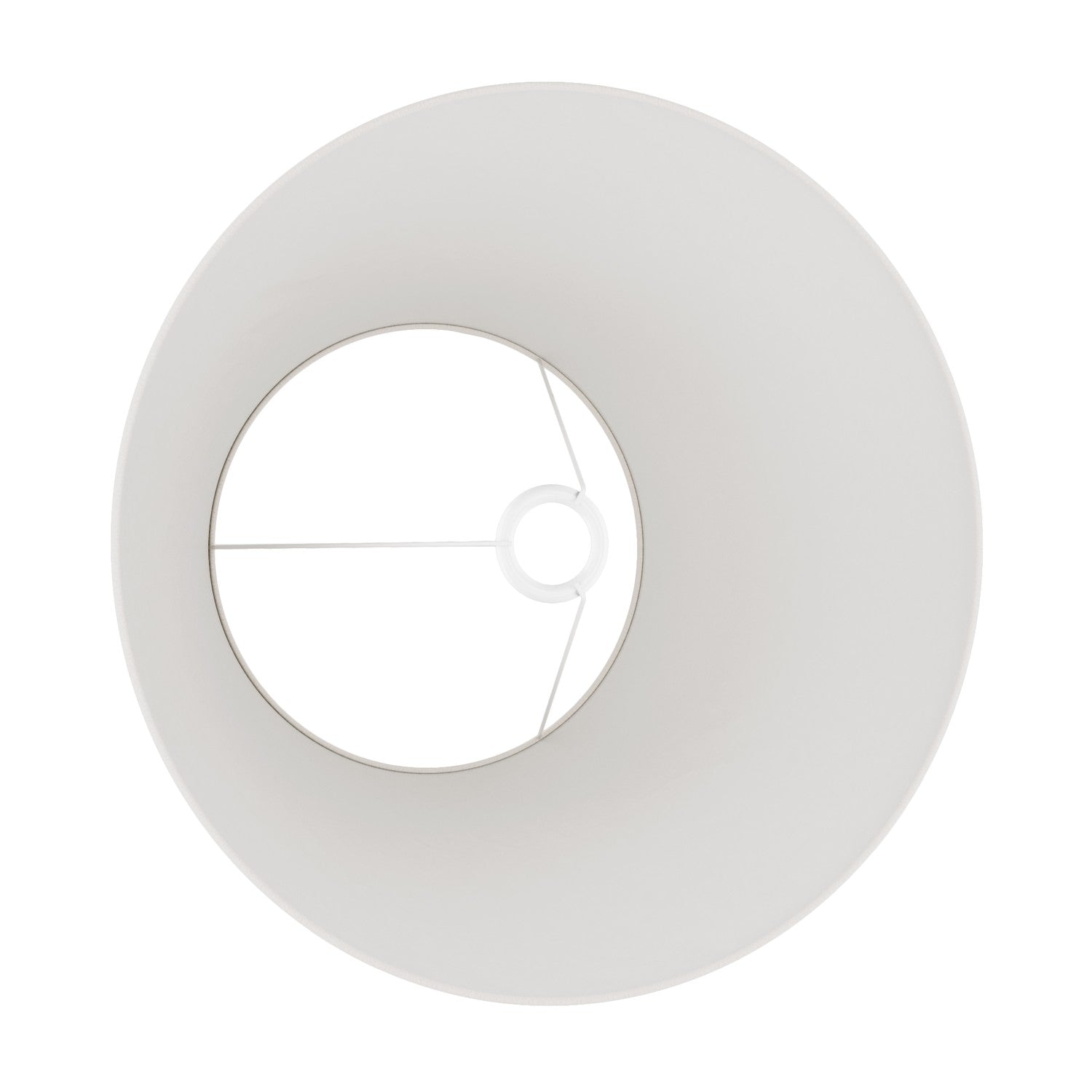 Paralume Impero L per lampada da tavolo o applique con attacco E27 - Made in Italy - Juta Chiara