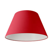 Paralume Impero L per sospensione con attacco E27 - Made in Italy - Teletta Rosso