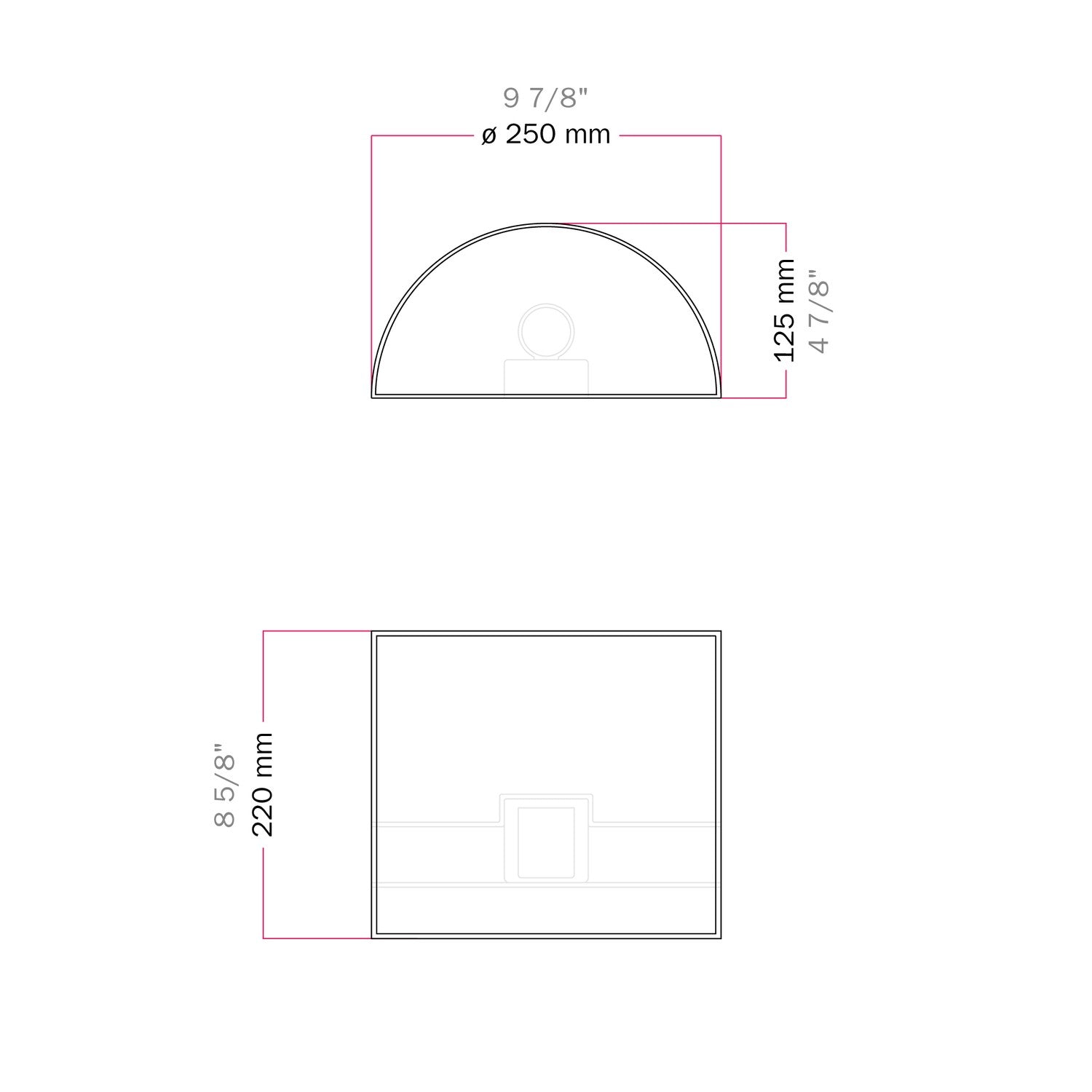 Applique Ventola con paralume in tessuto - Made in Italy - Lana Senape