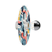 Lampada da parete o soffitto con paralume a disegni geometrici 'Kaleidoscope' Geometria 1 - Waterproof IP44