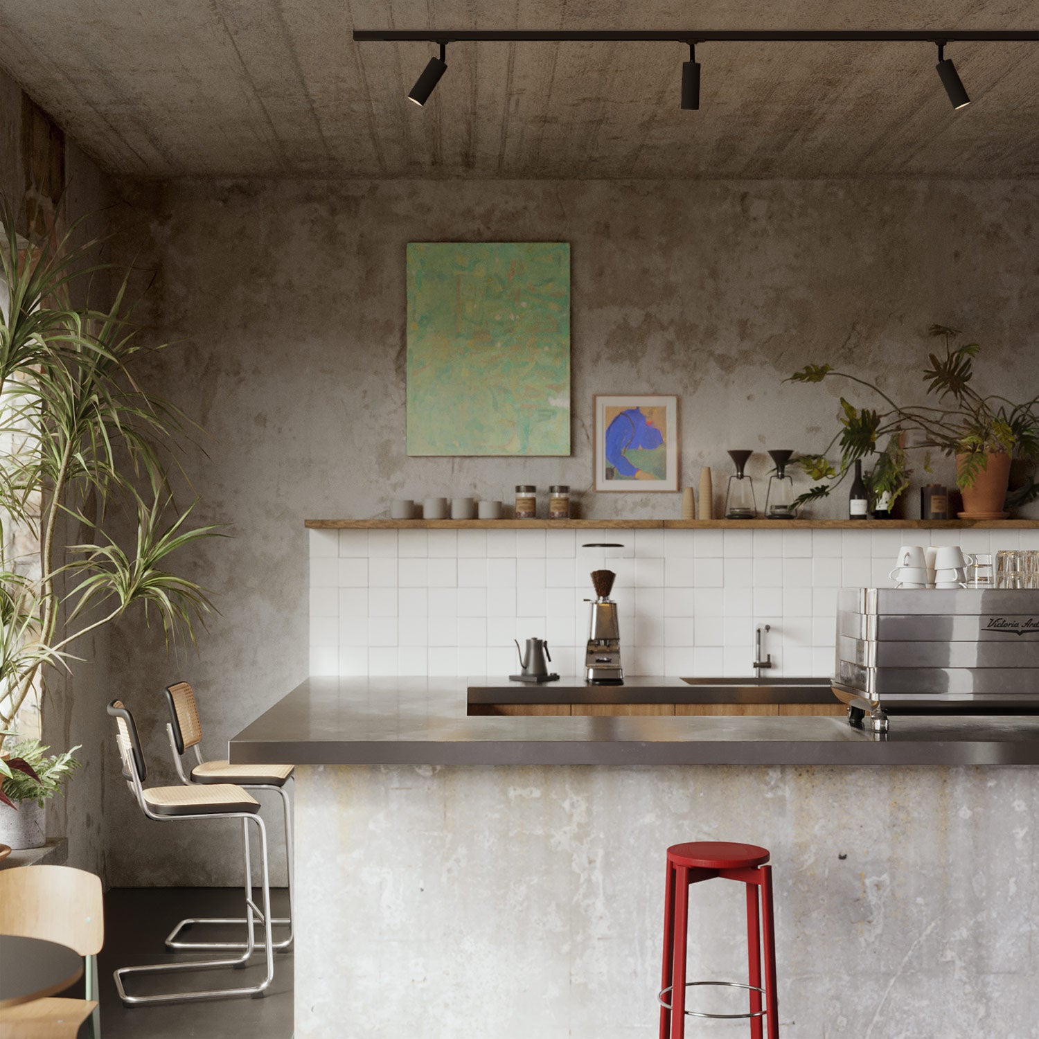 Adattatore Eutrac Nero per binario trifase - per estensione o snodo