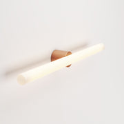 Lampada in metallo da parete o soffitto con lampadina LED lineare S14d - Rame satinato