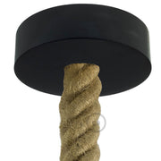 Kit rosone in legno per cordone 3XL - Nero