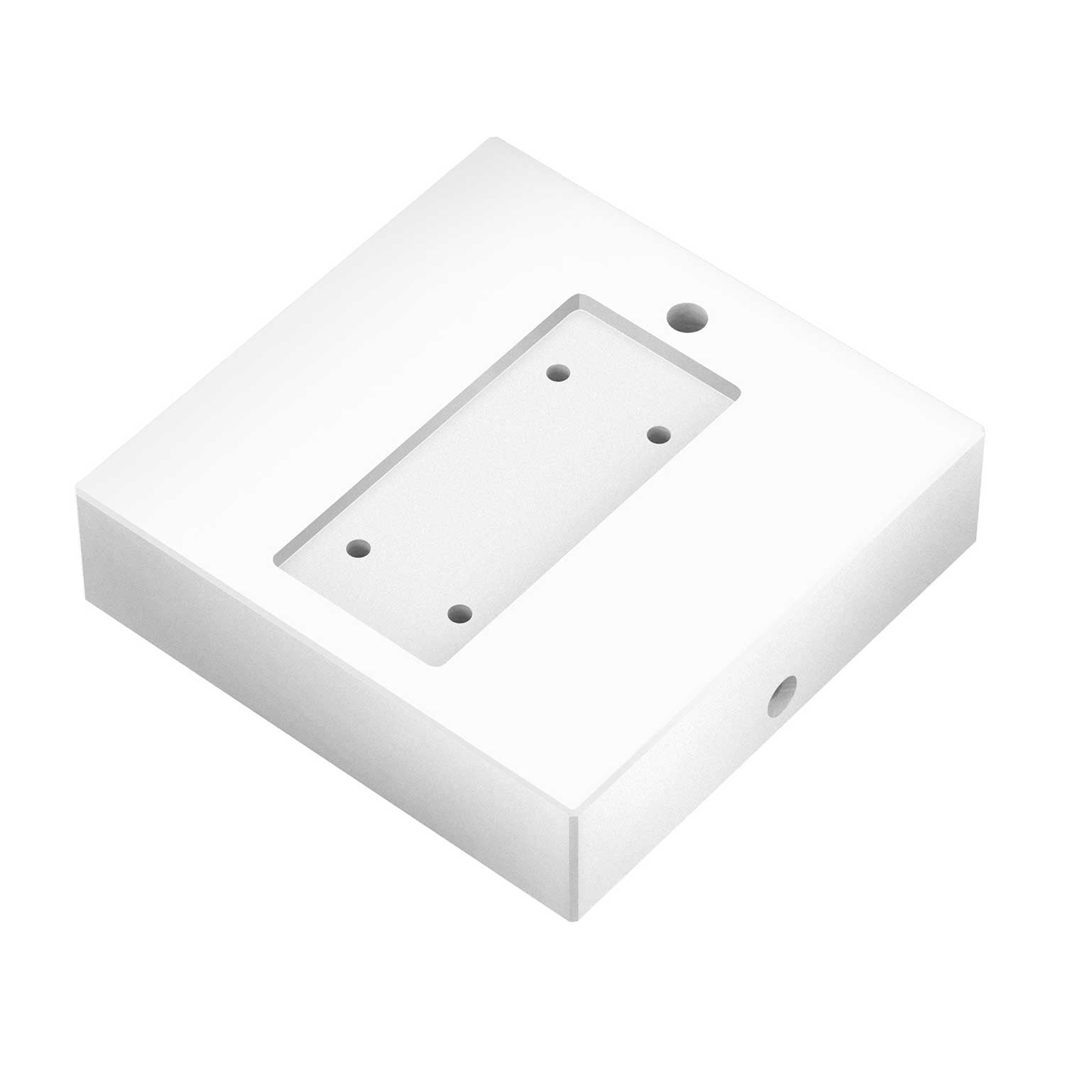 Supporto quadrato per Archet(To) in legno - Bianco