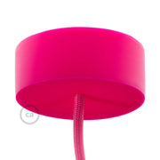 Kit rosone cilindrico in silicone - Fucsia