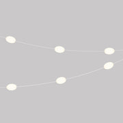 Outdoor 6-Light String Light for wet locations White Sand, Power supply with US plug - Marina6