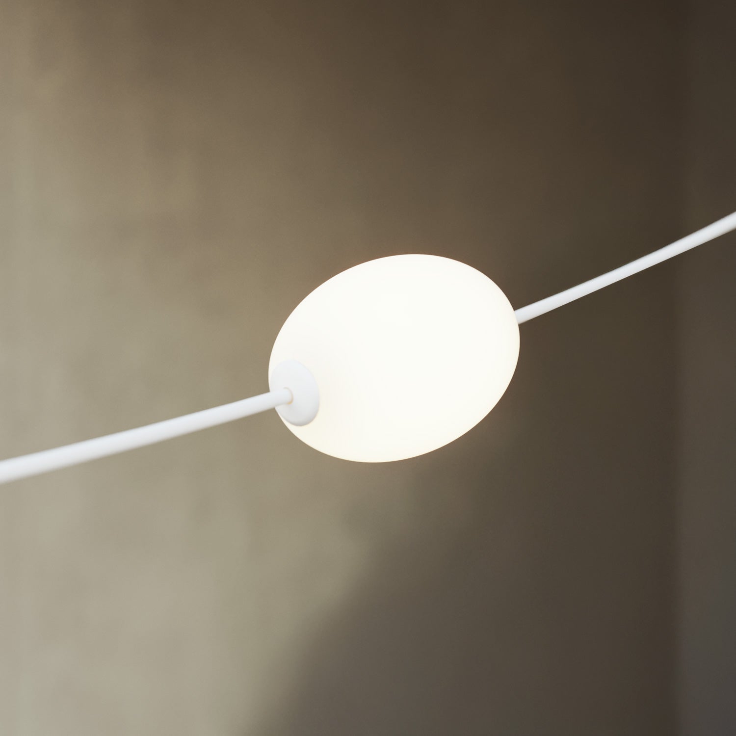 Catena luminosa 6 punti luce da esterno IP67 Bianco sabbia - Marina6