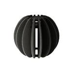 Paralume ellittico LAMPSHHADE in materiale fonoassorbente - Nero melange