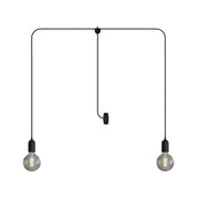 T-Snake Modulair Lampada da esterno IP65 a 2 luci con rosone - Nero