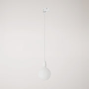 Lampada a sospensione per binari con finiture in porcellana colorata - Bianco