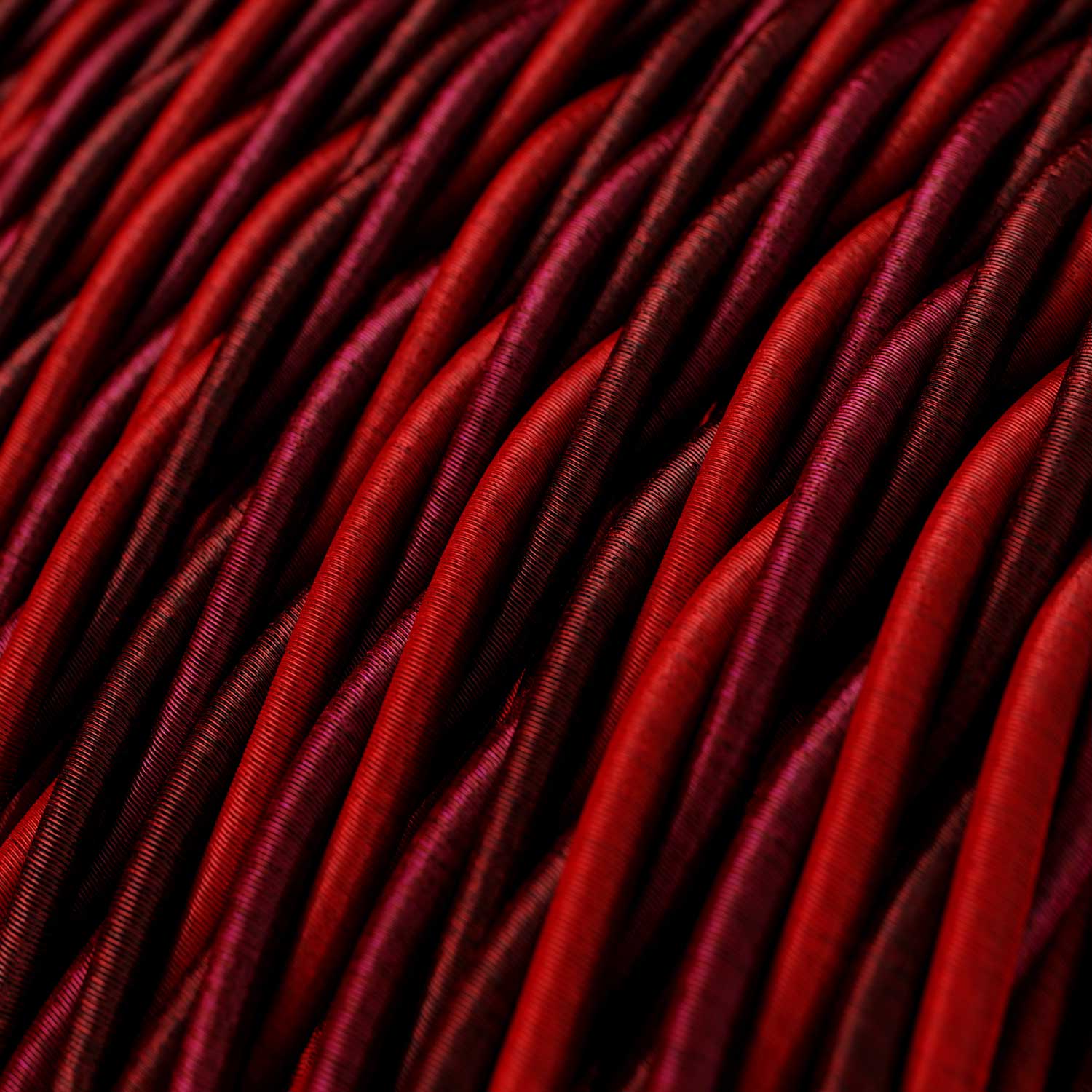 Filo elettrico in tessuto lucido Asburgo - L'Originale Creative Cables, progettato per valorizzare le tue lampade - TG05