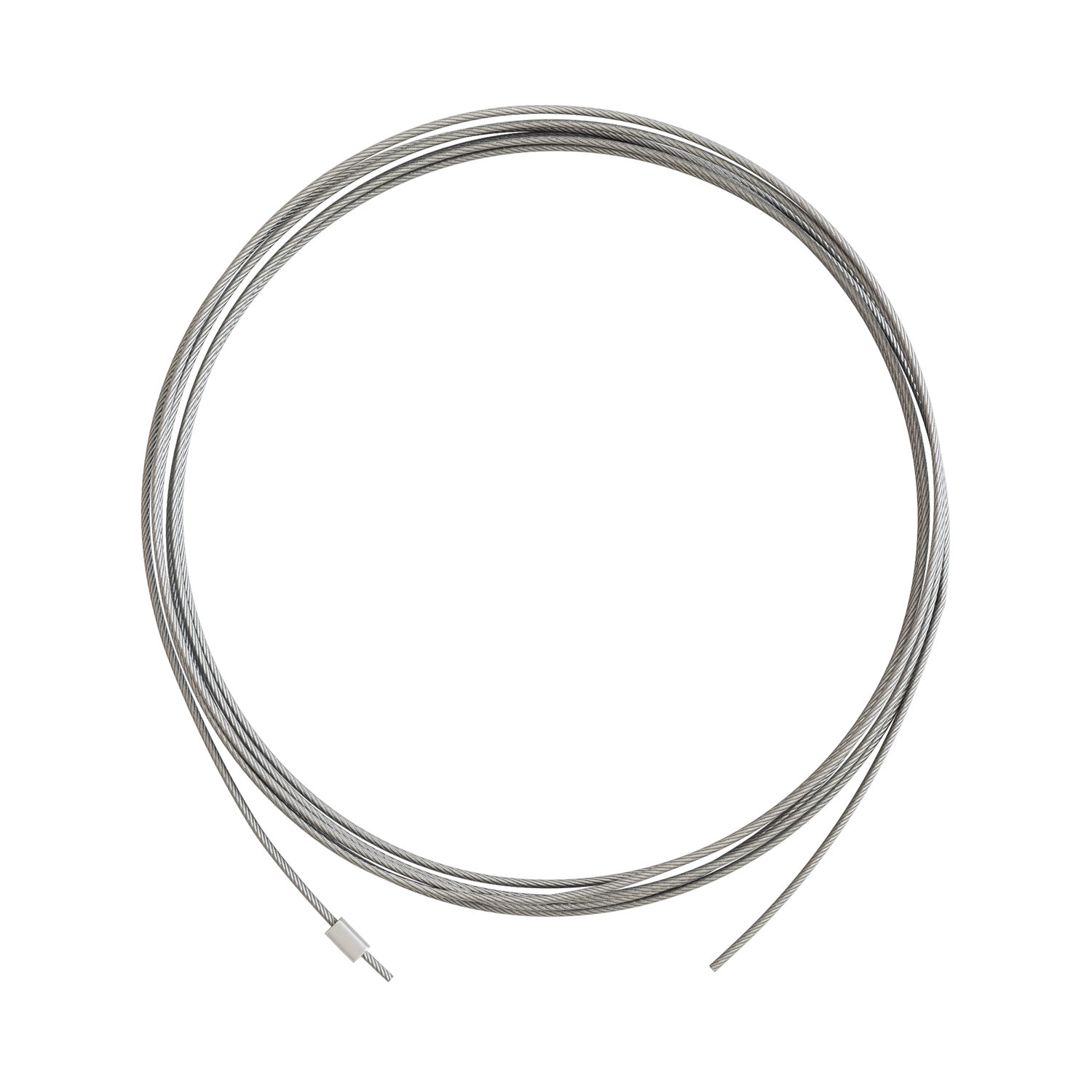 Cavo tirante in acciaio da 3 metri con sfera di blocco per sospensioni - Ø 1,5 mm (Carico 25kg)