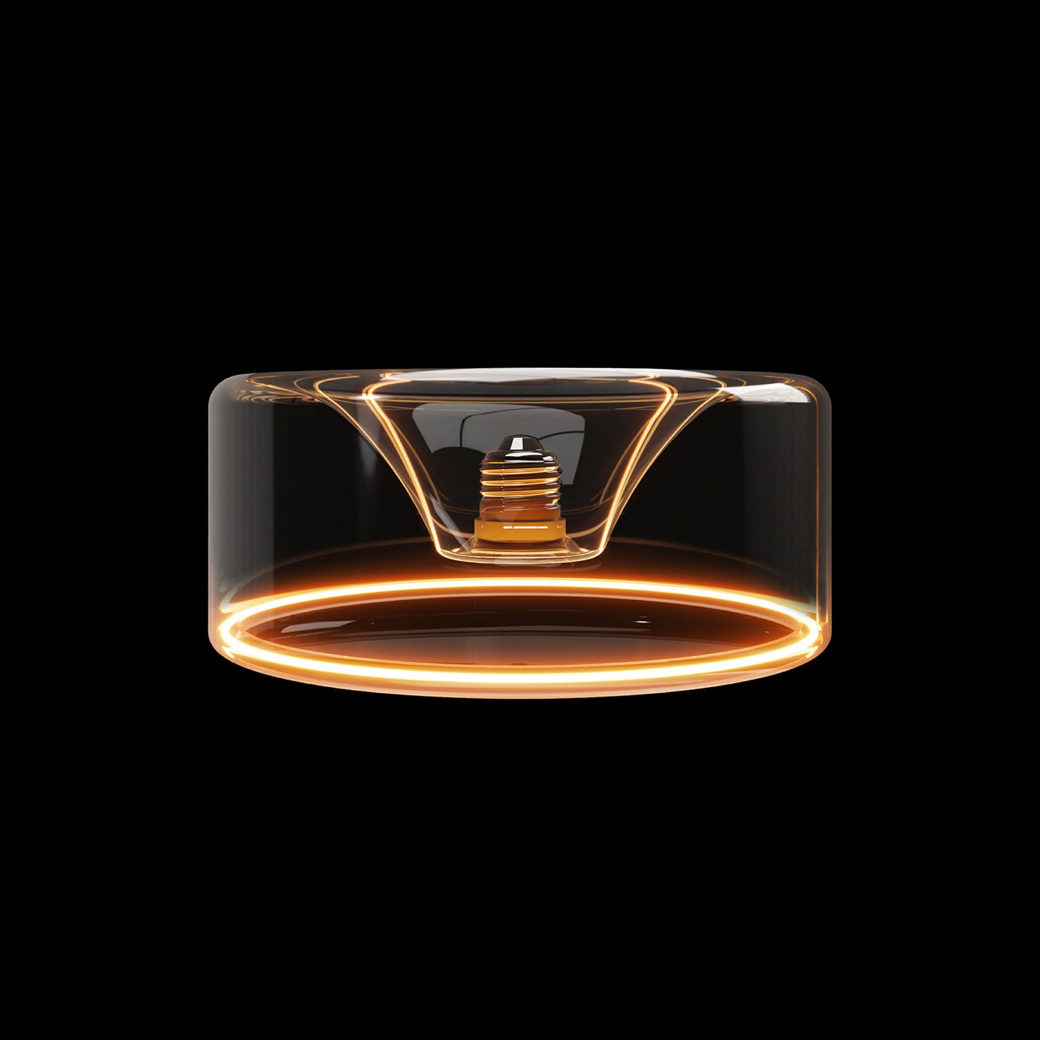 LED Clear Light Bulb Ghost Line CRI 90 Recessed Donut 5,5W 480Lm E26 2200K Dimmable - G02