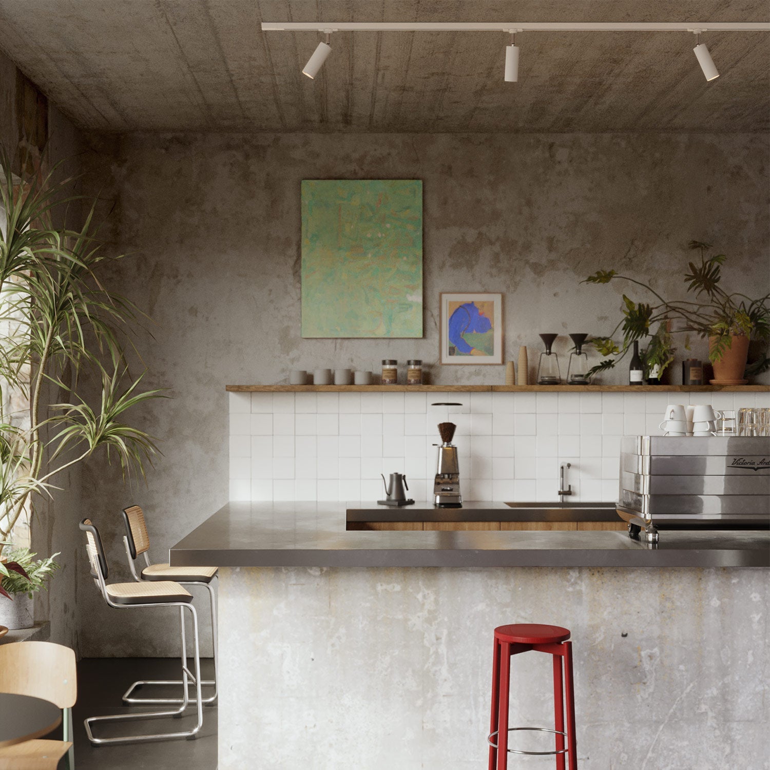 Adattatore Eutrac Bianco per binario trifase - per estensione o snodo