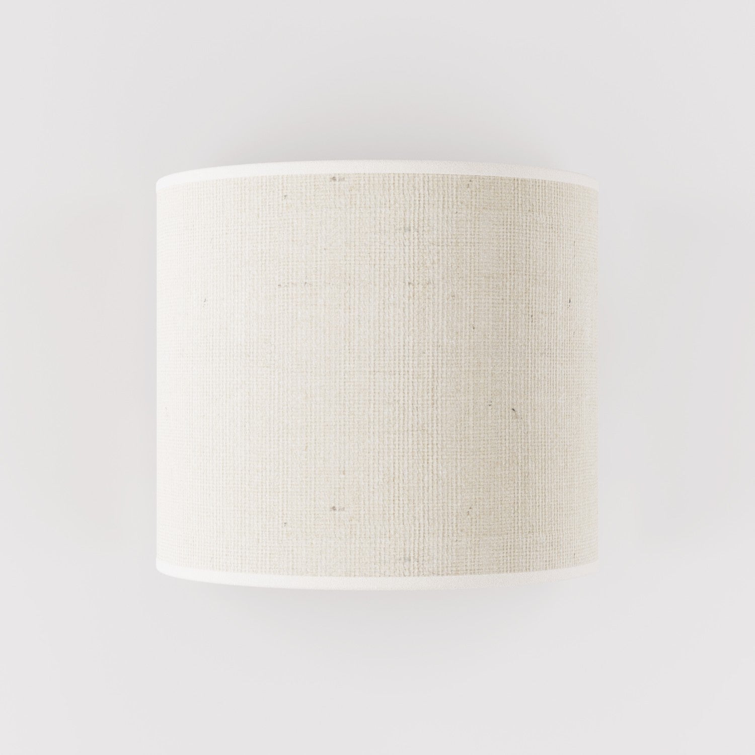 Applique Ventola con paralume in tessuto Juta chiara - Made in Italy