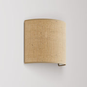 Applique Ventola con paralume in tessuto - Made in Italy - Juta Naturale