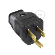 Black 3-prong Plug