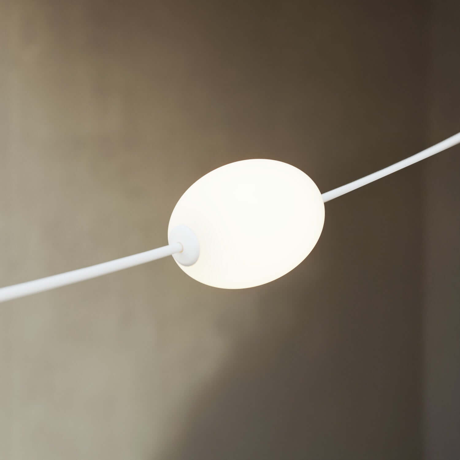 Catena luminosa 12 punti luce da esterno IP67 Bianco sabbia - Marina12