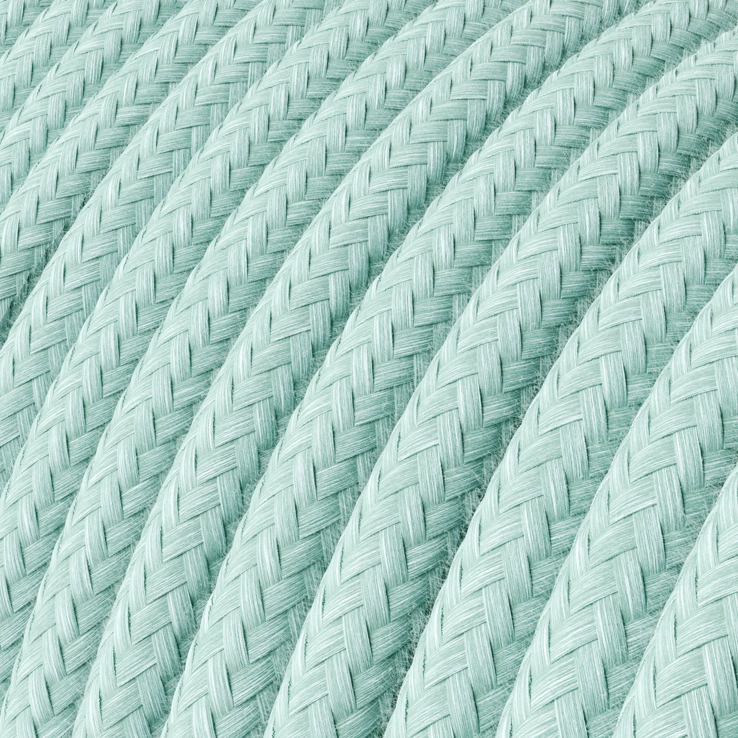 Cloth Covered Wire - Celadon Green Cotton RC18 - UL Listed