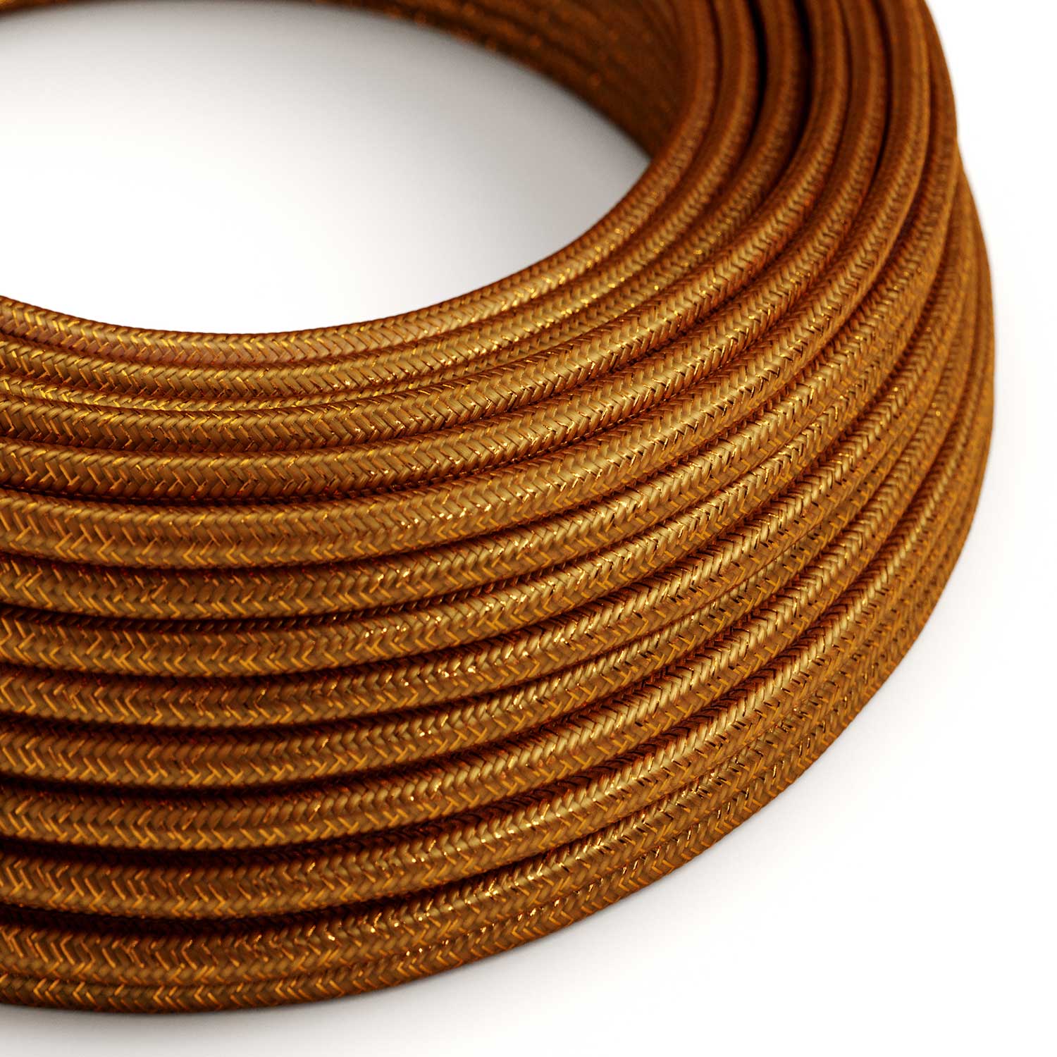 Cloth Covered Wire - Copper Glitter RL22 - UL Listed
