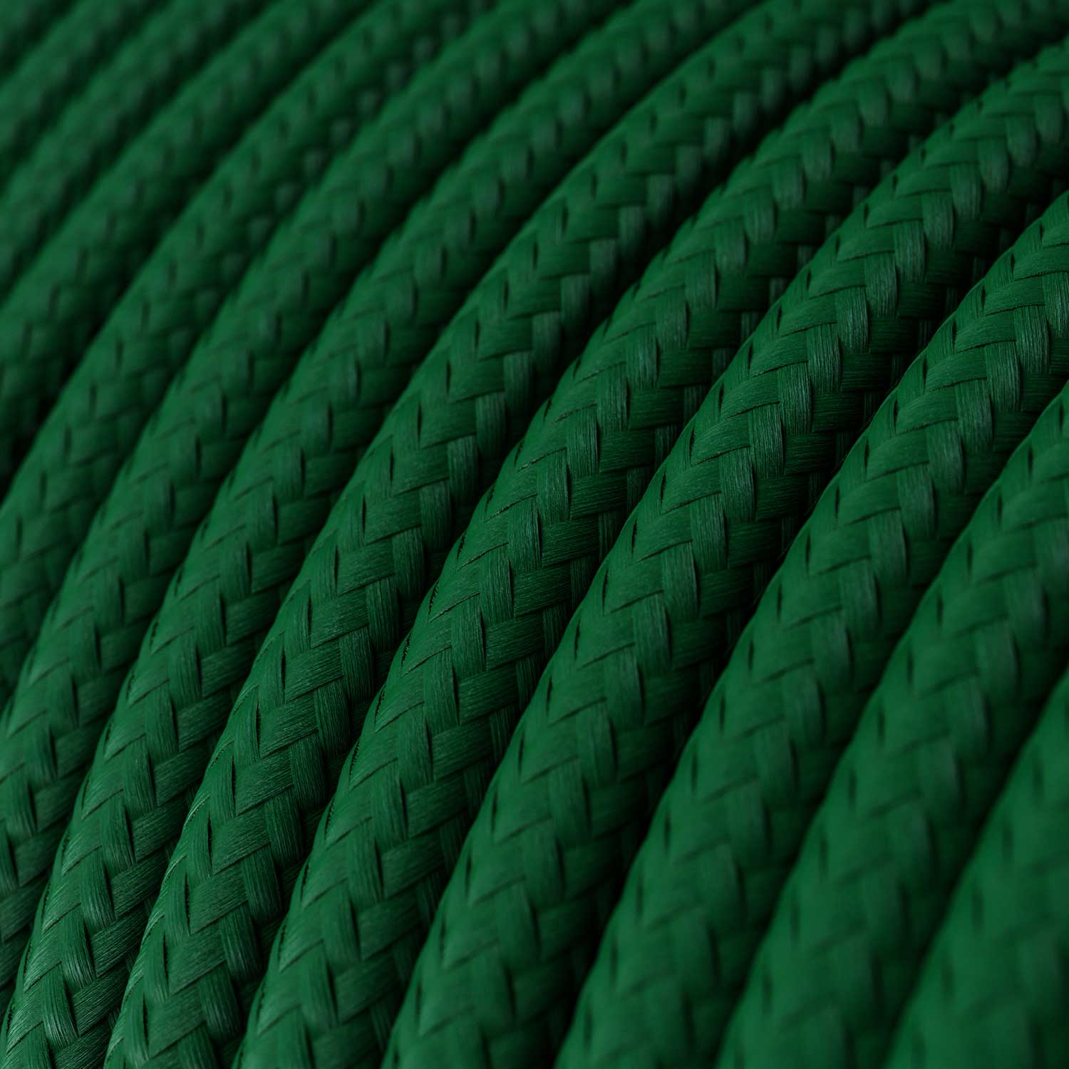 Cloth Covered Wire - Emerald Green Rayon RM21 - UL Listed
