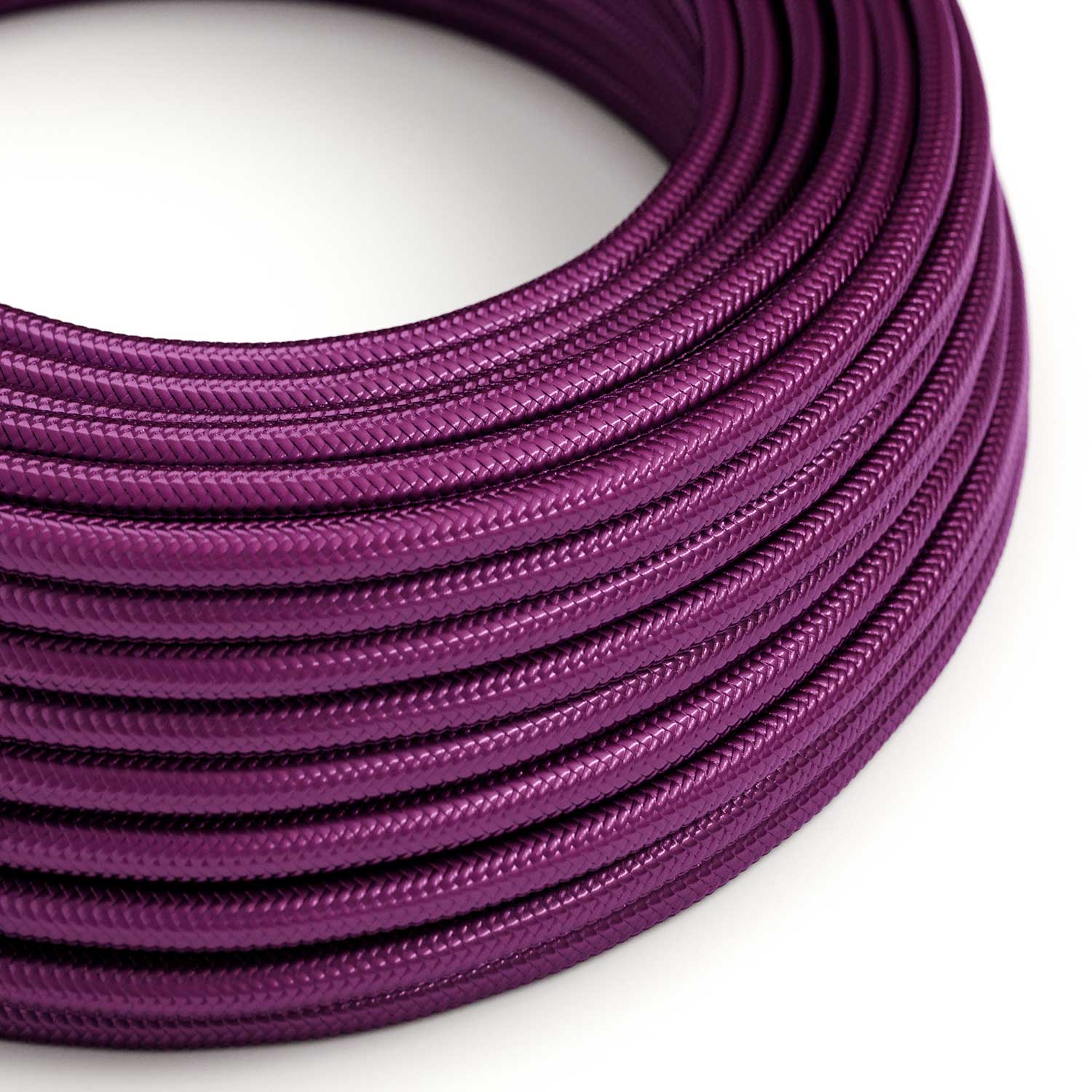 Cloth Covered Wire - Glossy Ultraviolet RM35 - UL Listed