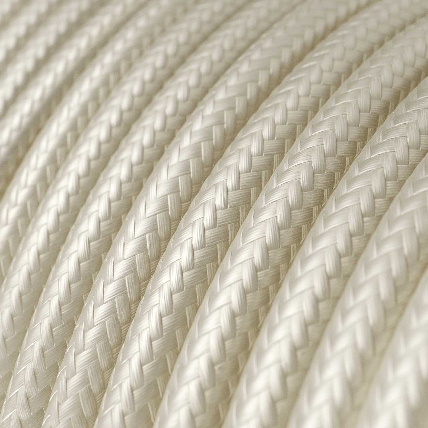 Cloth Covered Wire - Ivory Rayon RM00 - UL Listed