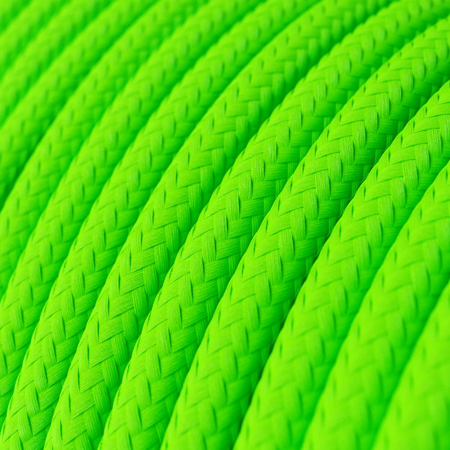 Cloth Covered Wire - Neon Green RF06 - UL Listed