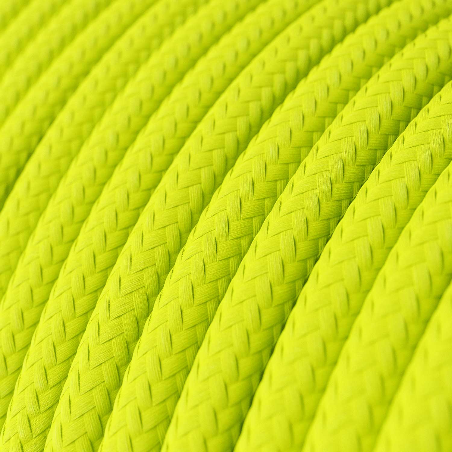 Cloth Covered Wire - Neon Yellow RF10 - UL Listed