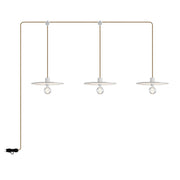 E-Snake Modulair Lampada da esterno IP65 portatile a 3 luci con paralumi - Bianco