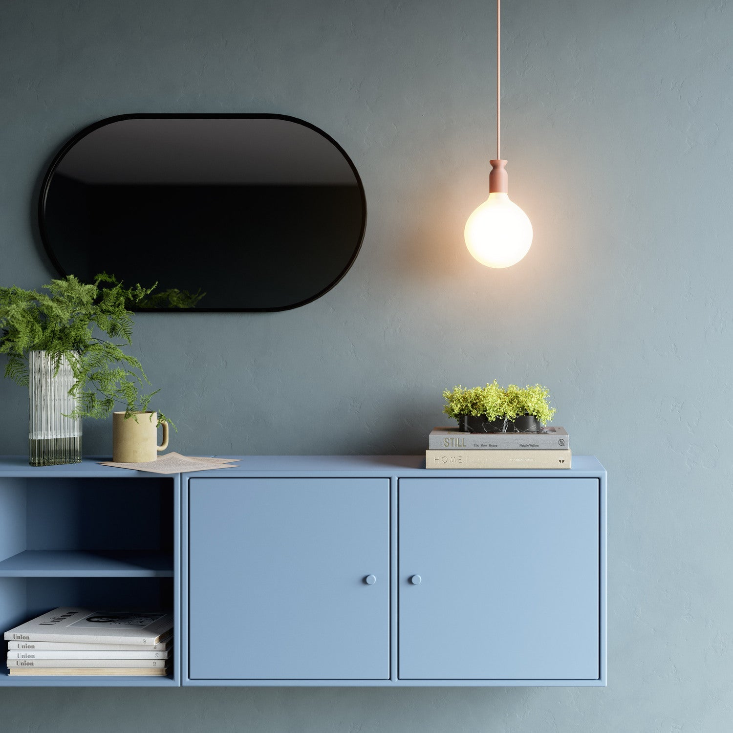 E26 socket kit in recycled plastic from 3D printing - Ancient pink