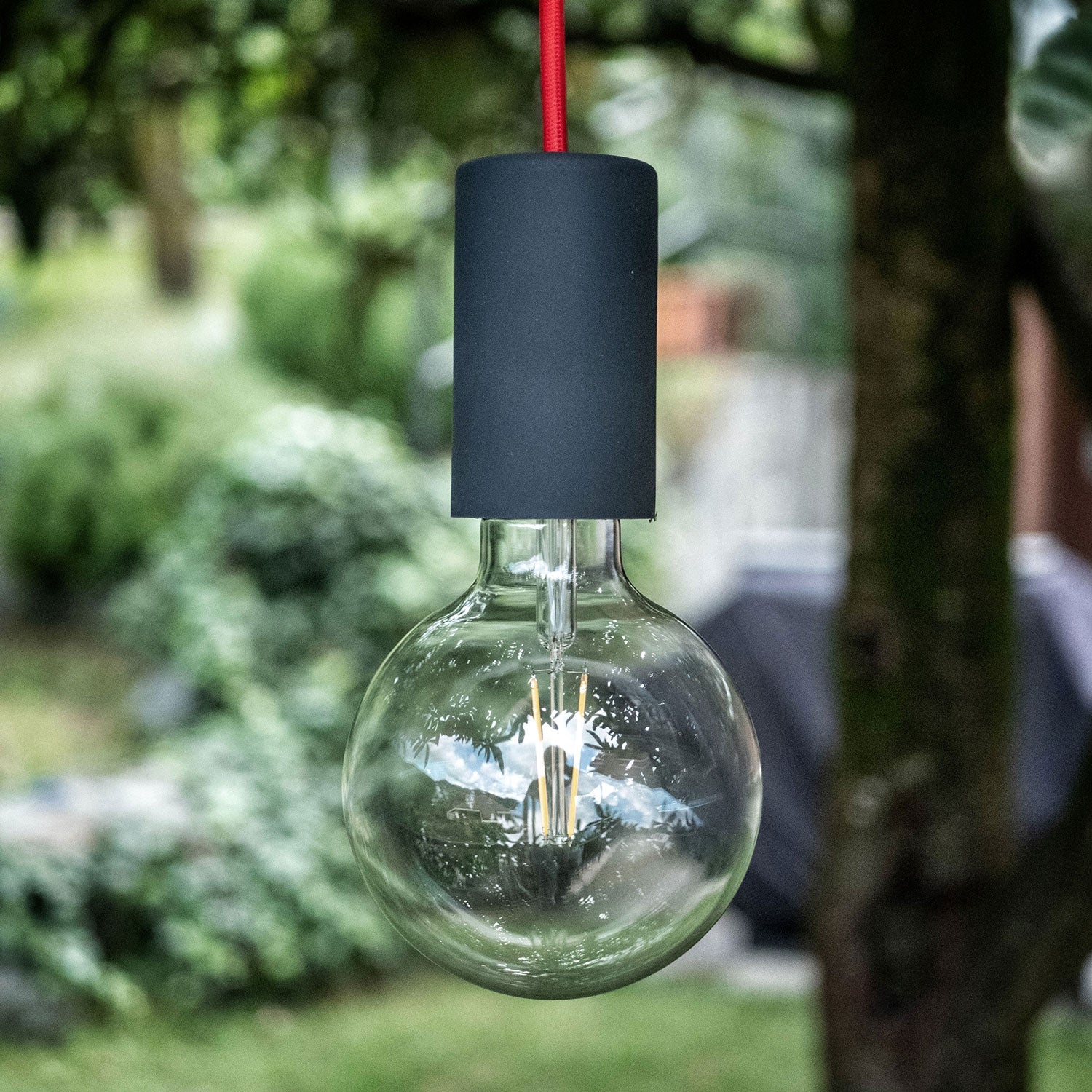 EIVA ELEGANT, kit portalampada per esterno E27 IP65 in silicone per sistema Modulair - Grigio ghiaccio