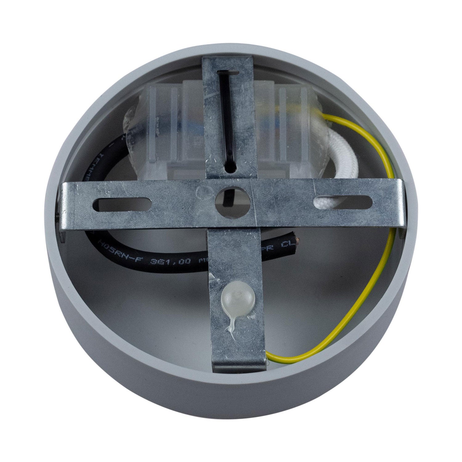 EIVA Kit Rosone in Silicone Soft Touch per Esterno IP65 - Sistema Modulair - Grigio ghiaccio