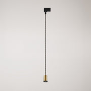 Faretto singolo Mini Spotlight GU1d0 per binari - Bronzo satinato