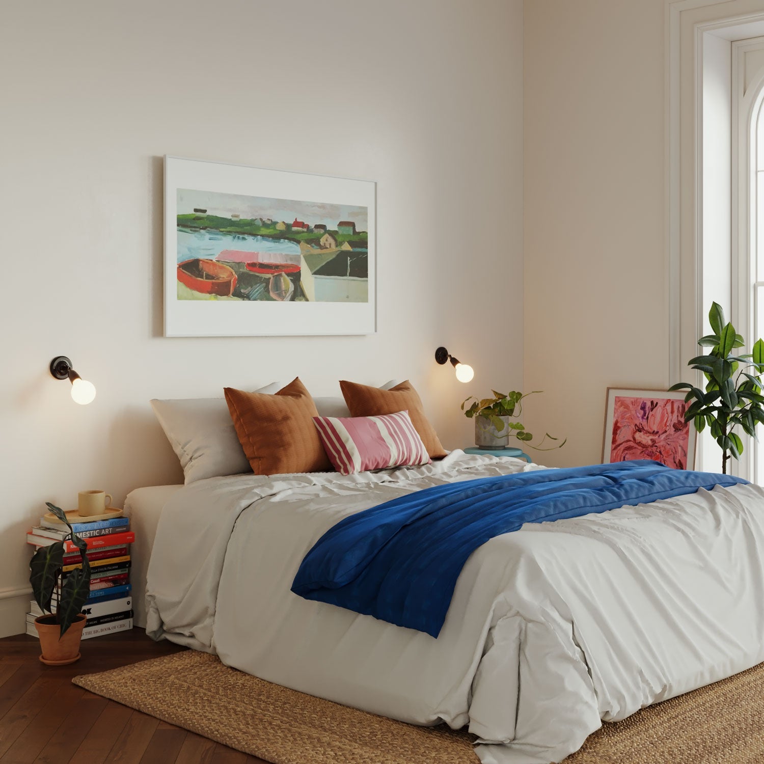 Fermaluce 90° Color, il punto luce orientabile in porcellana da parete o soffitto - Nero