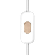 Interruttore Unipolare rompifilo Creative Switch Bianco e pulsante Effetto legno