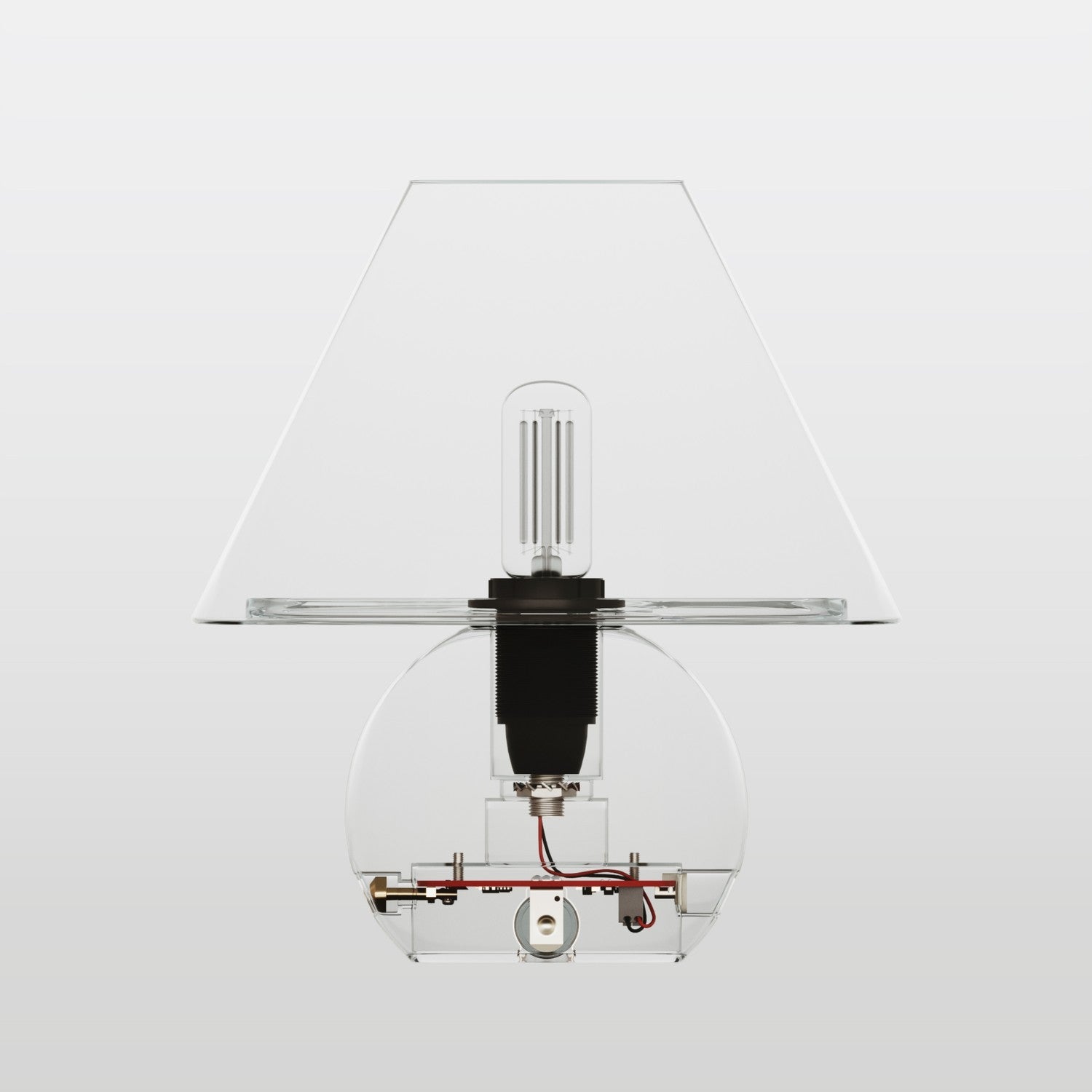 Kit elettronico per lampade a batteria 5V USB-C con portalampada E14 filettato - Nero