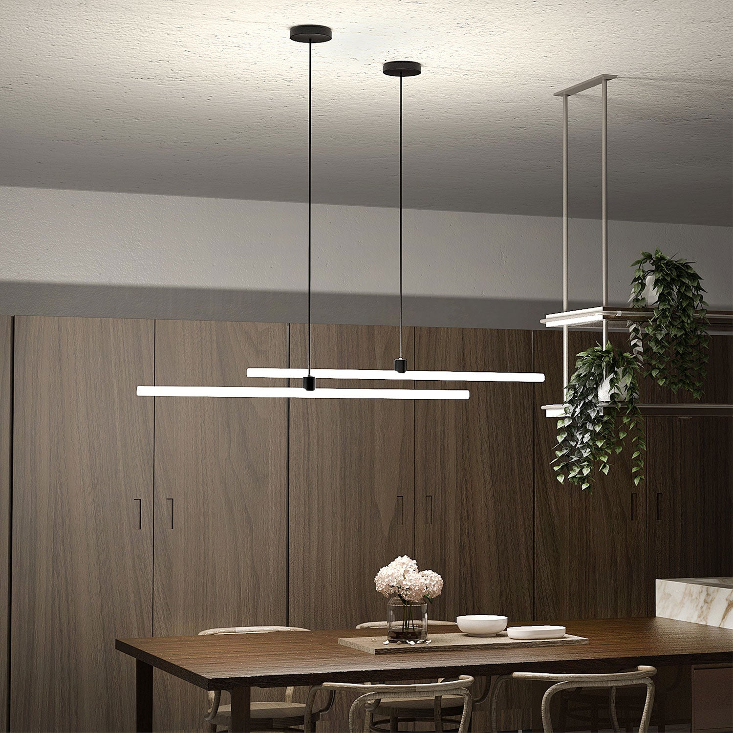 Kit portalampada esse14 per lampade a sospensione con attacco S14d - Effetto Brown marble