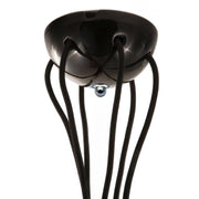 Kit rosone in ceramica a 6 fori - Nero