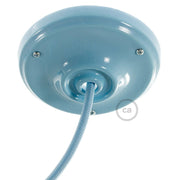 Kit rosone in porcellana - Azzurro