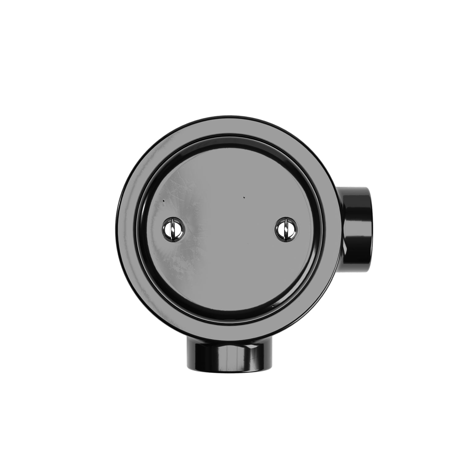 Kit scatola di derivazione e base per Creative-Tubes in porcellana - Nero 2